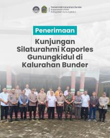 Kunjungan Silaturahmi Kaporles Gunungkidul di Kalurahan Bunder